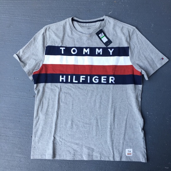 Tommy Hilfiger Other - Gray big flag Tommy Hilfiger tee
